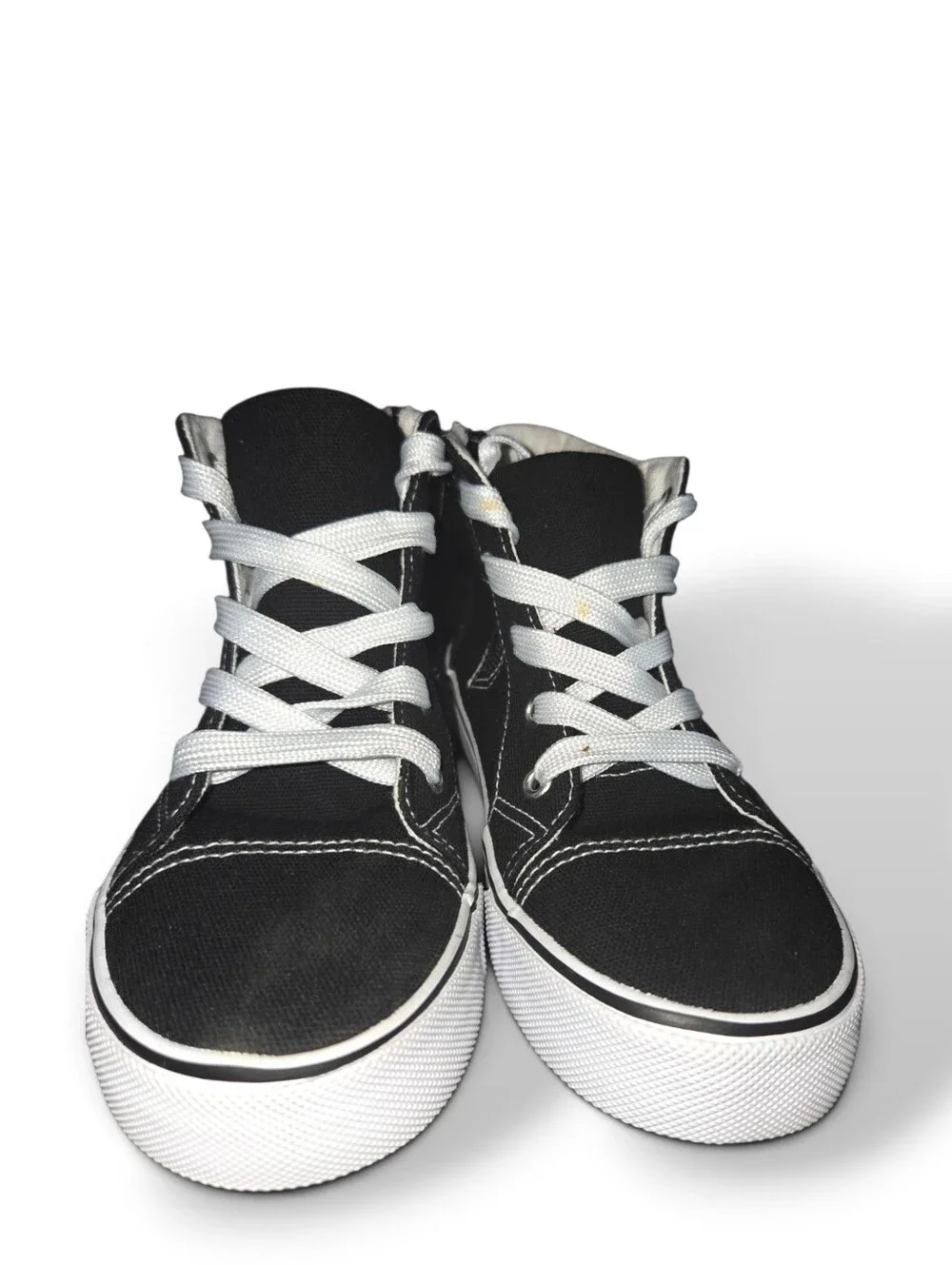 Tommy Bahama Side Zip Canvas High-Top Kids Sneakers